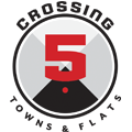 Crossing 5 Towns & Flats Logo
